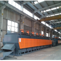 Net belt type hot air circulation tempering furnace